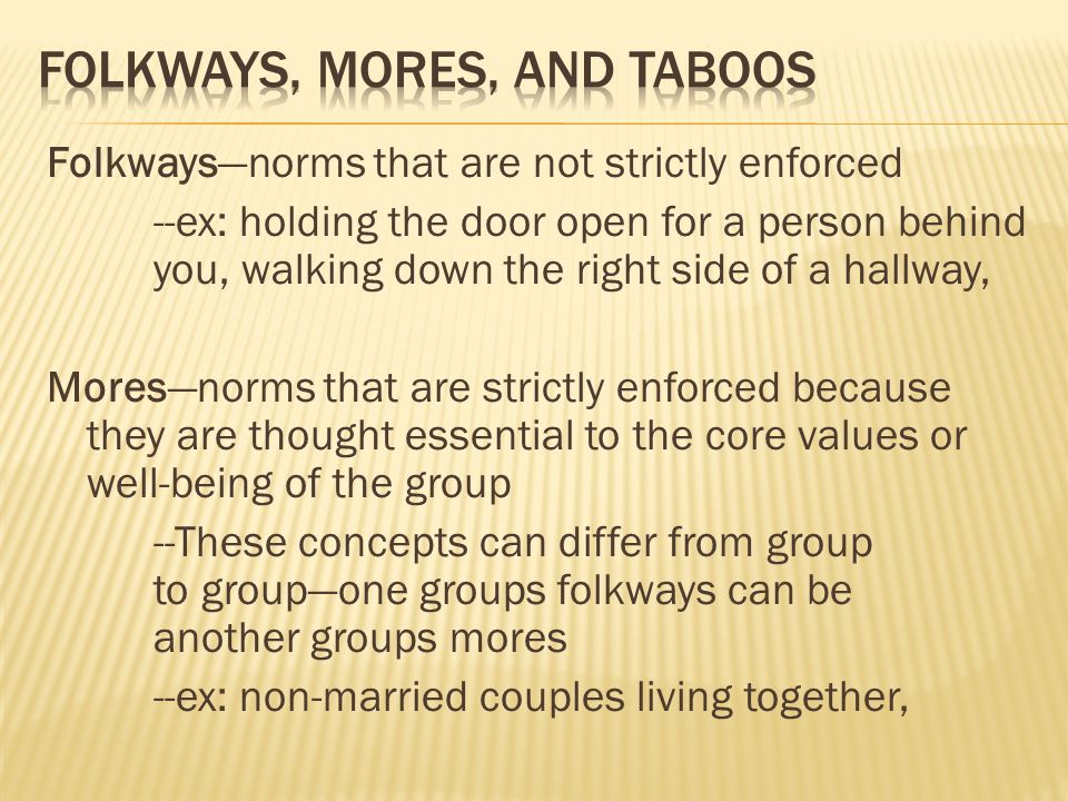 😊 What is folkway in sociology. What Are Examples of Folkways?. 2019-01-28